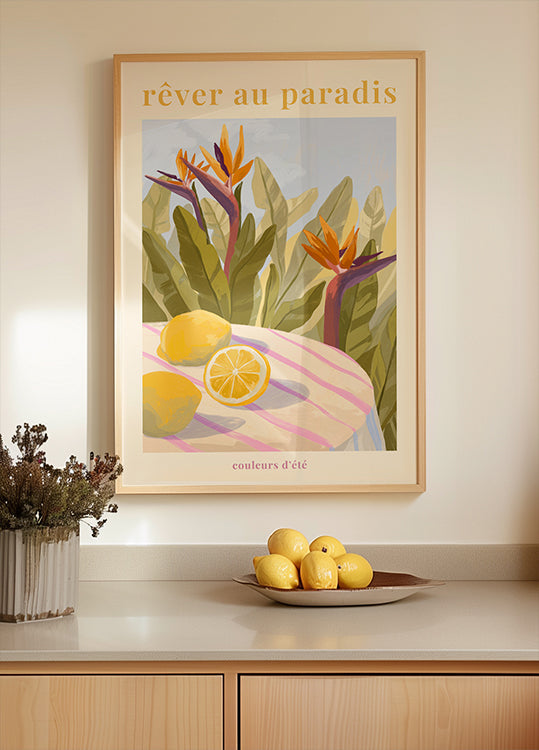 Rêver Au Paradis -  Lemon Plakat