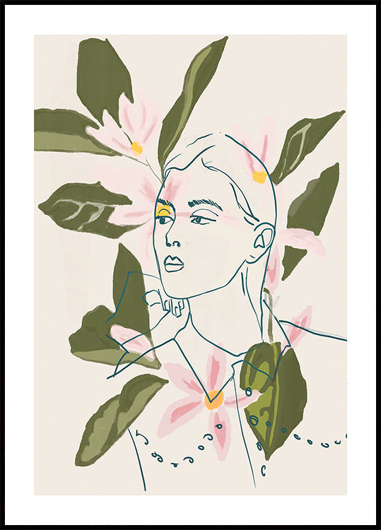 Floral Reflection Plakat