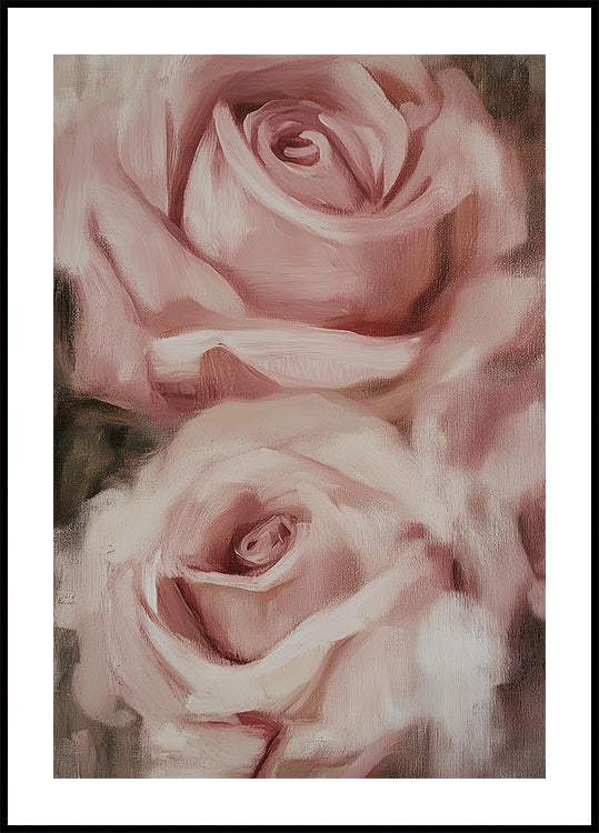 Roses Oil Painting Plakat