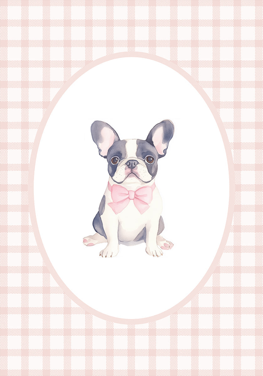 French Bulldog Watercolor Plakat