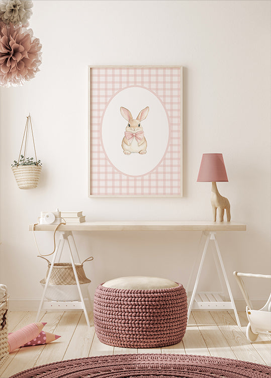 Rabbit Watercolor Plakat