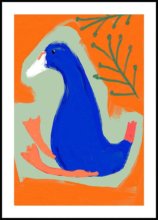 Blue Duckling Dreams Plakat