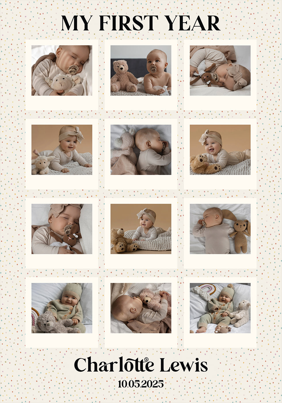 Baby's First Year Personal Plakat