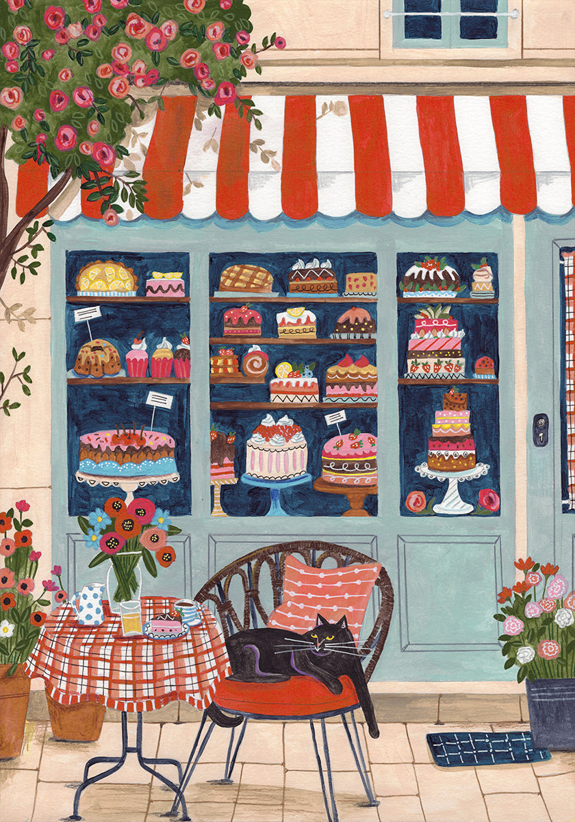 Bakery Cat Cafe Plakat
