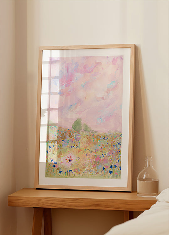 Pastel Meadow Bliss Plakat