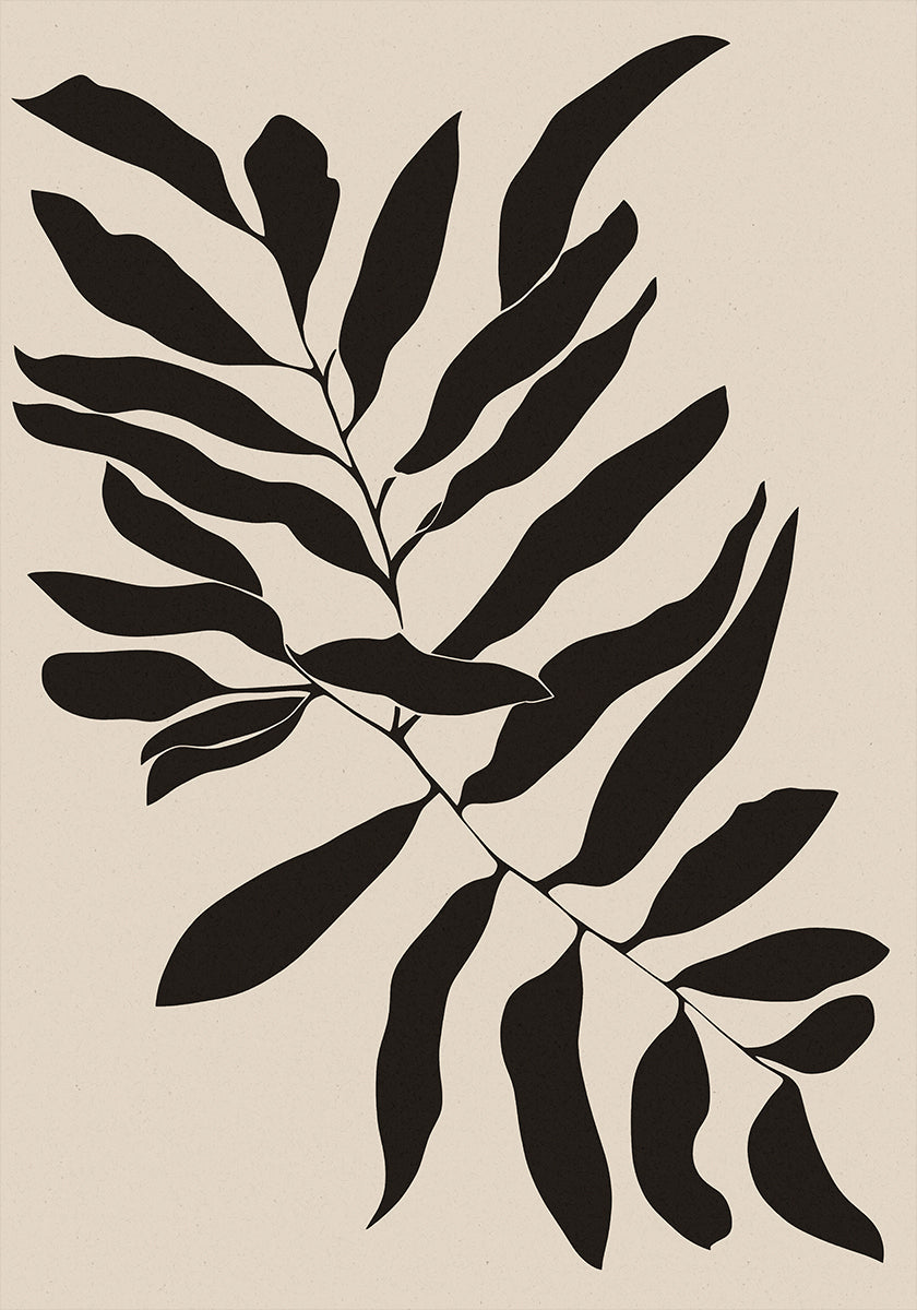 Leafs on twig Plakat