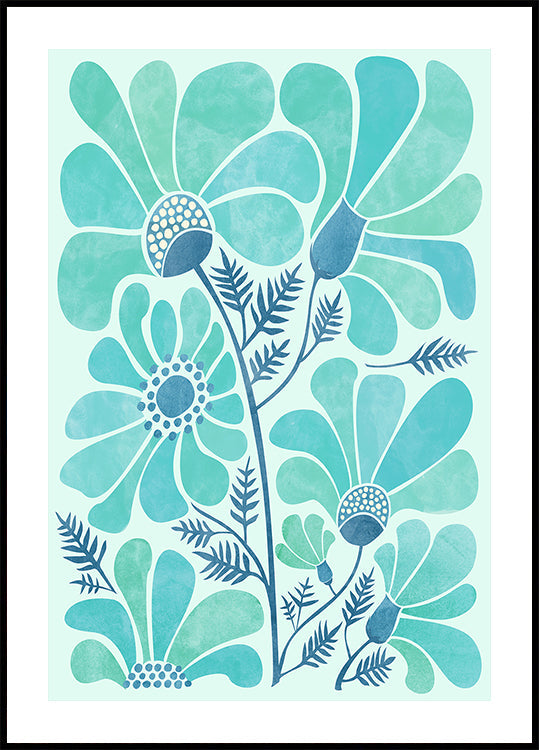 Himalayan Blue Poppies Plakat