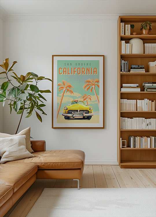 California Surf Poster Plakat