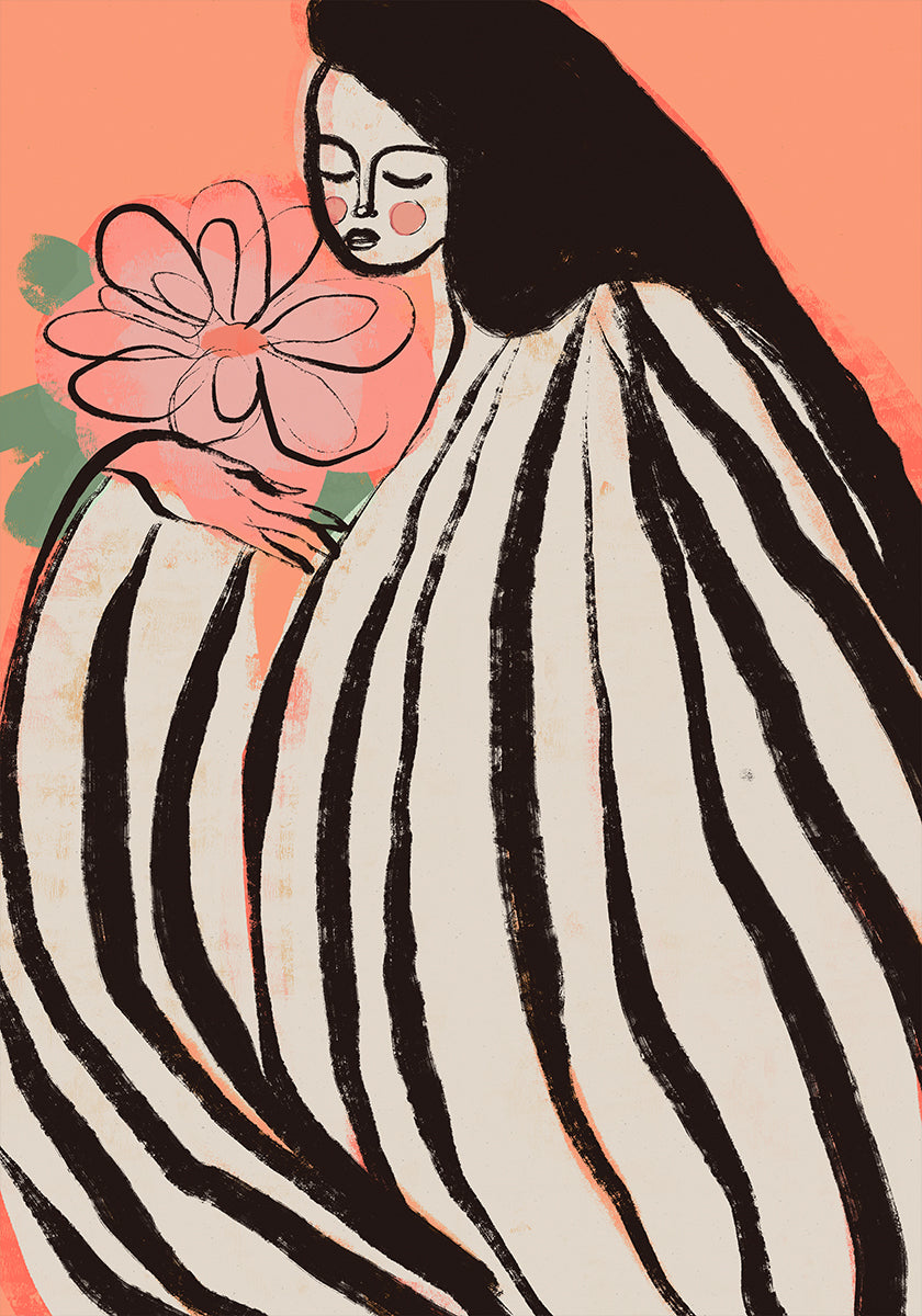 A Silent Moment (Peach) Plakat