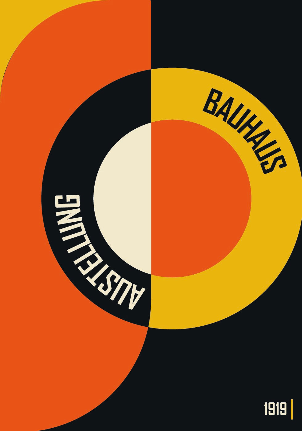 Bauhaus Color Shapes No.1 Plakat