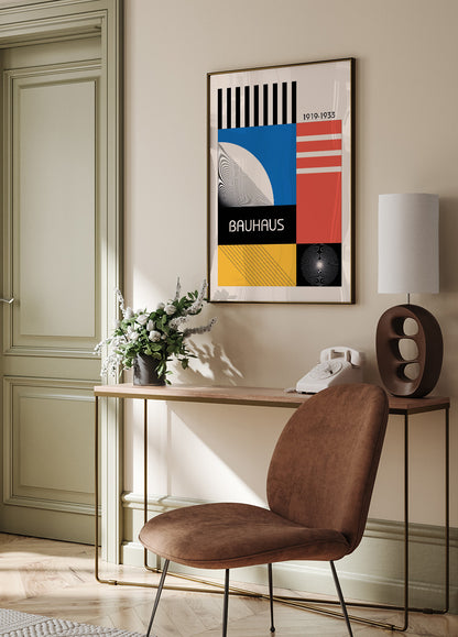 Fargerik Bauhaus Plakat