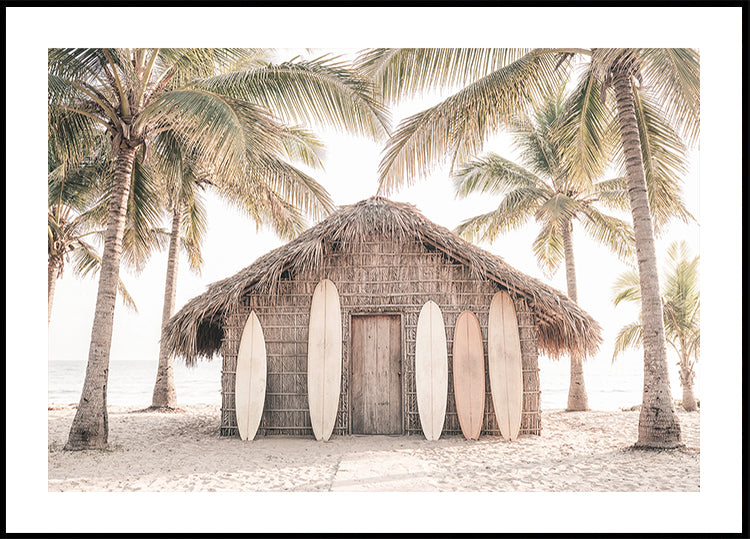 Beach Hut Plakat