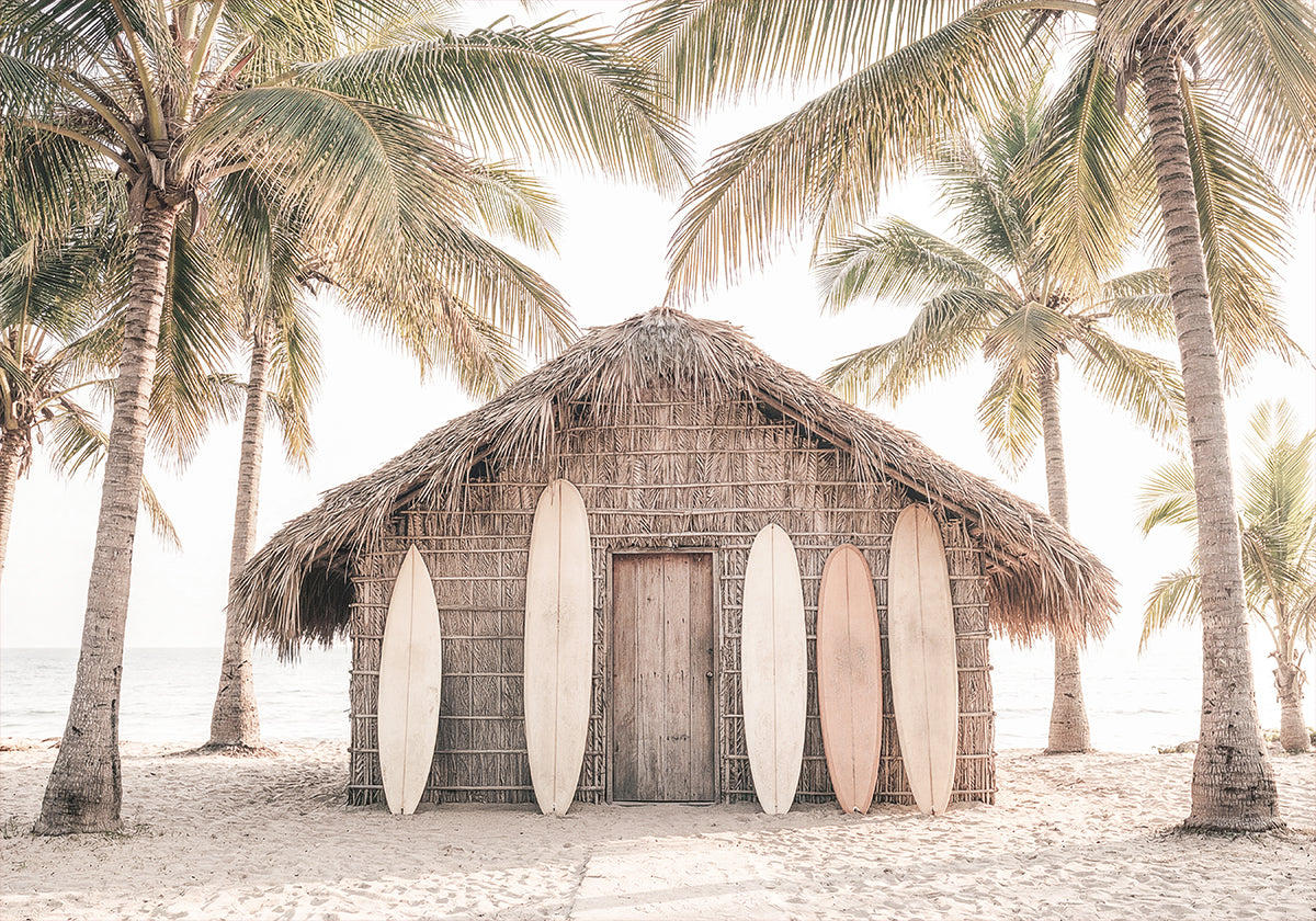 Beach Hut Plakat