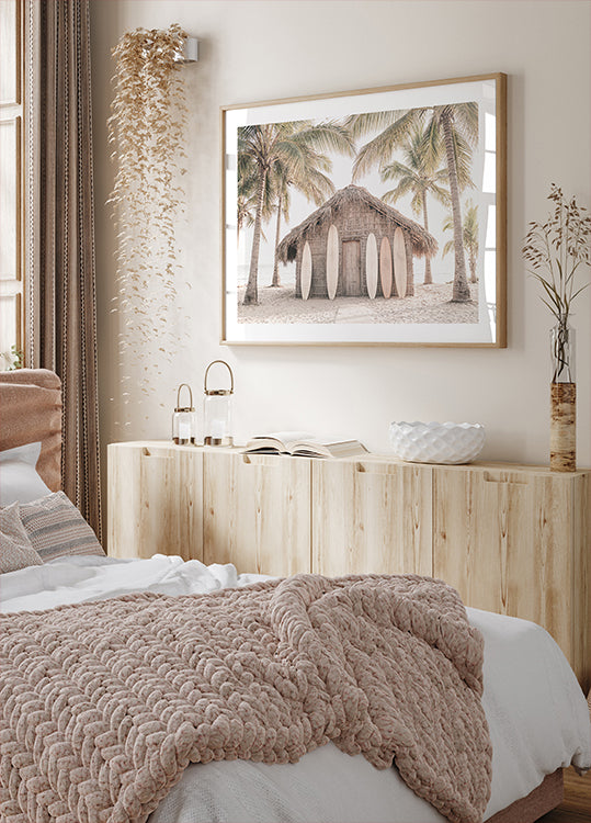 Beach Hut Plakat