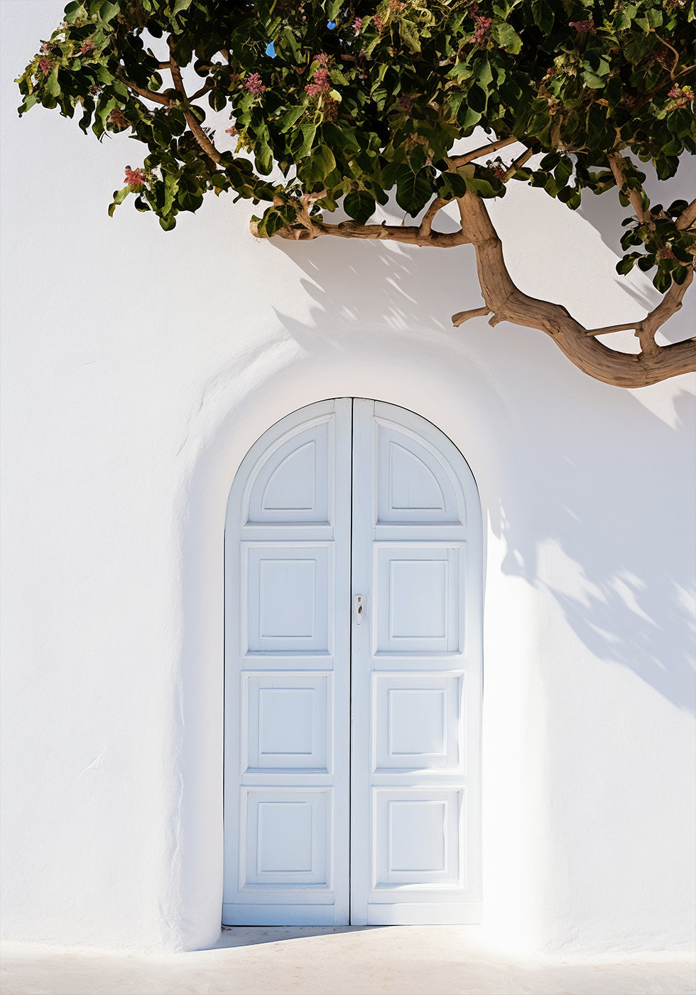 Blue Door, Mediterranean Architecture Plakat