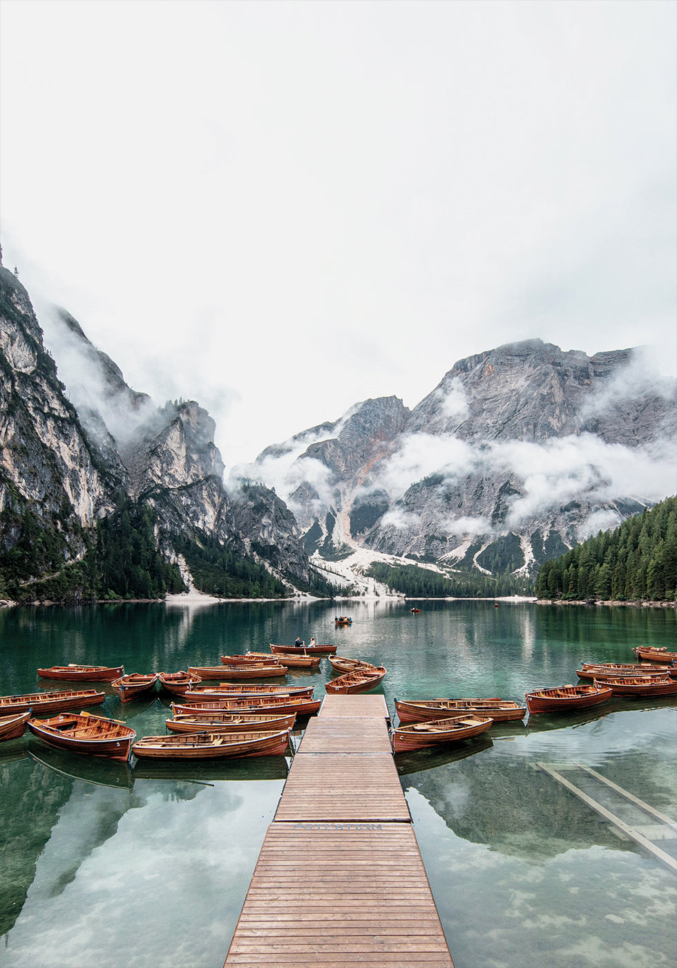 Boats in the Lake Plakat