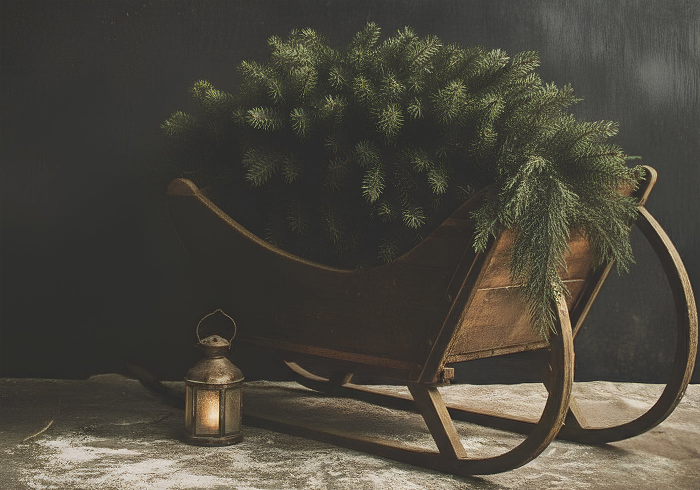 Christmas Sled Plakat