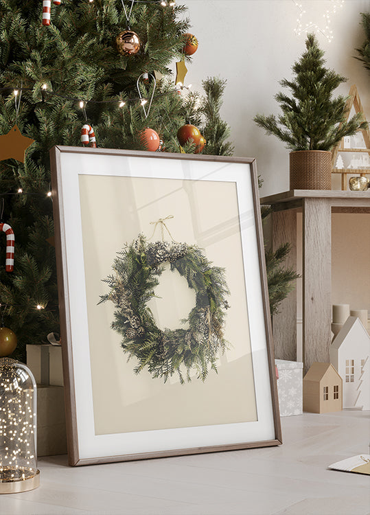 Christmas Wreath Plakat