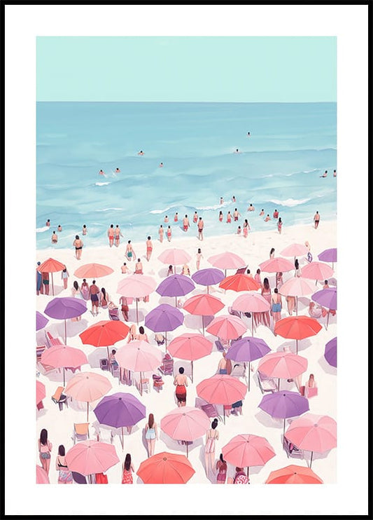 Coastal Beach Aesthetic Plakat