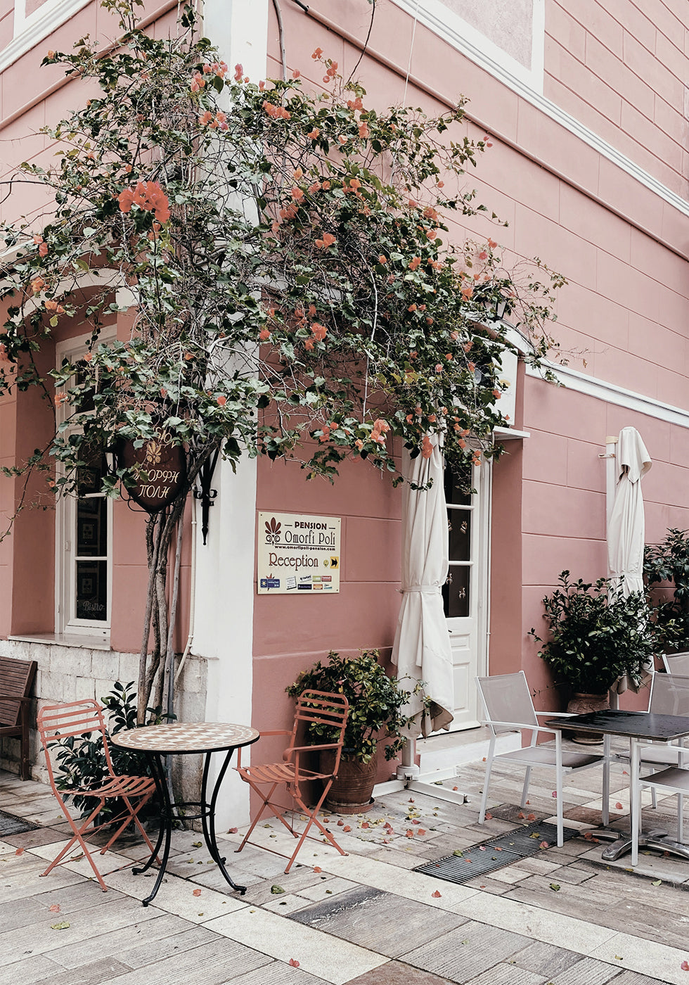 Cozy Streetview On Nafplio Plakat