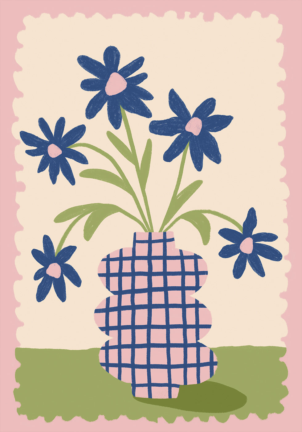 Cute Flowers in a Vase Plakat