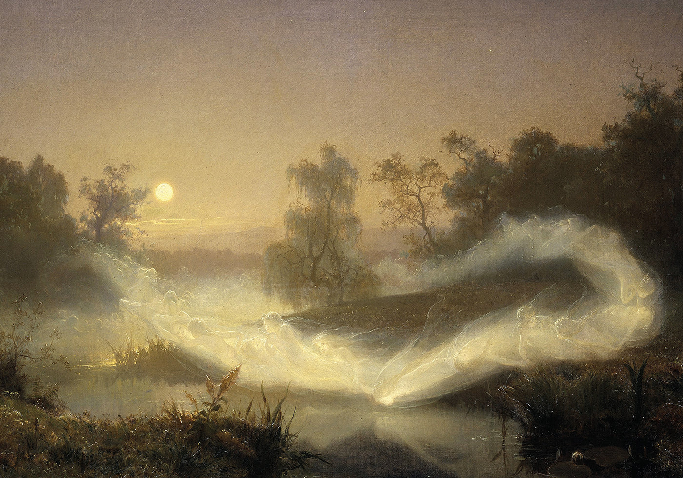 Dancing Fairies By August Malmström Plakat