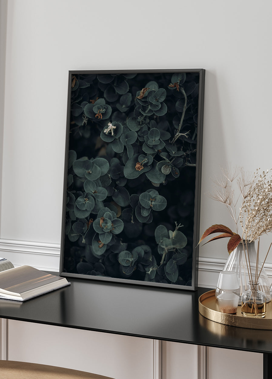 Dark And Green Botanical Plakat