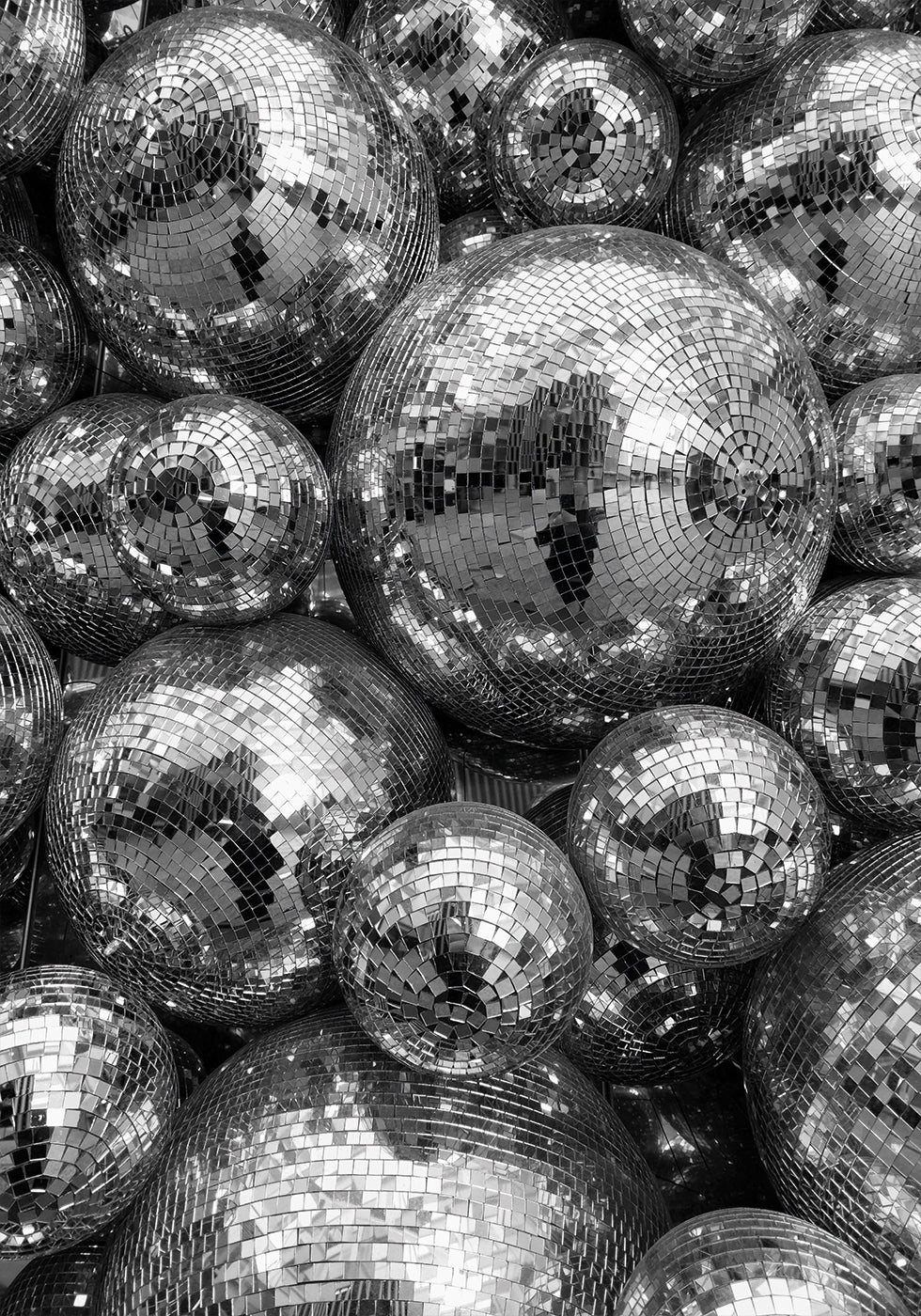 Reflective Disco Balls Plakat