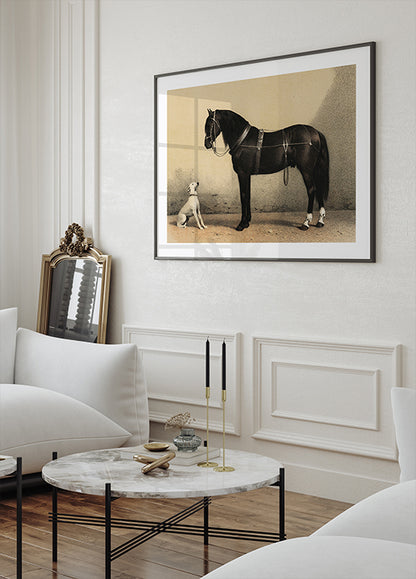 Emil Volkers - Orloffer Horse and Dog Plakat