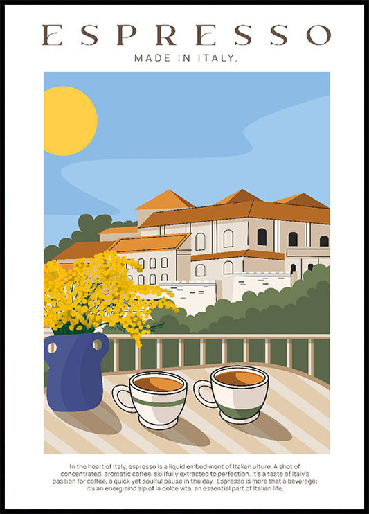 Espresso Italy Plakat