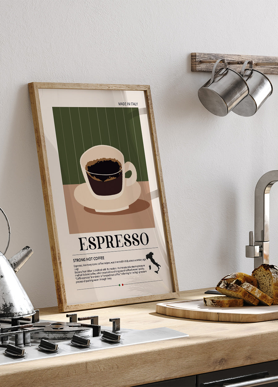 Espresso Strong Coffee Plakat