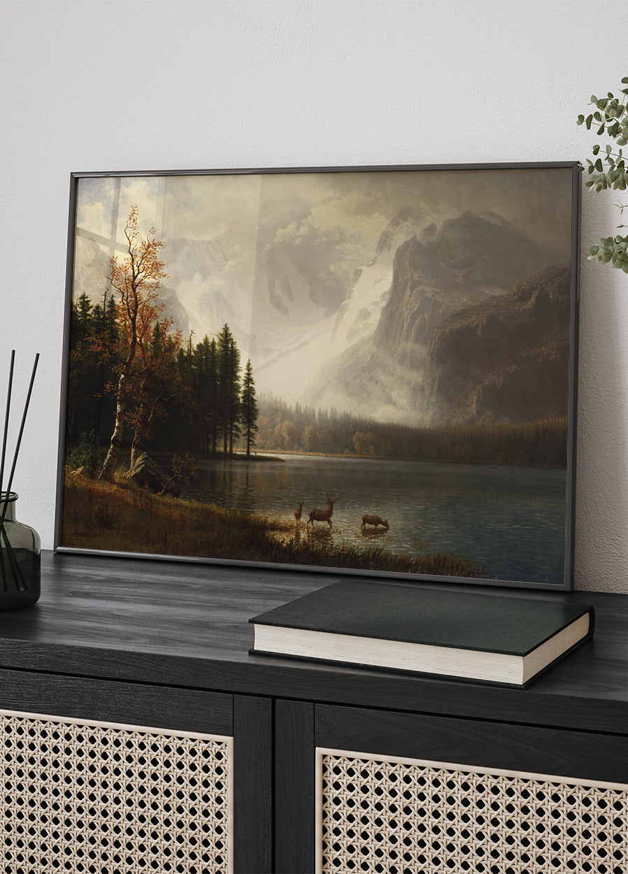 Estes Park Colorado Whyte's Lake By Albert Bierstadt Plakat