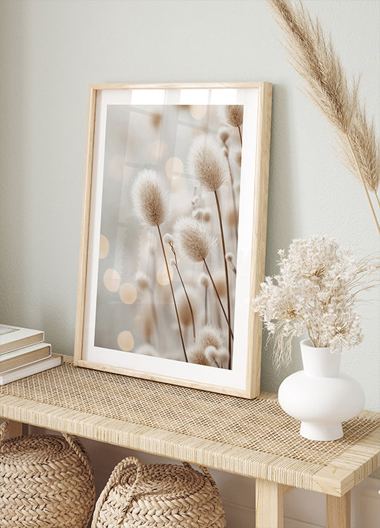 Fluffy Plant Stems Plakat