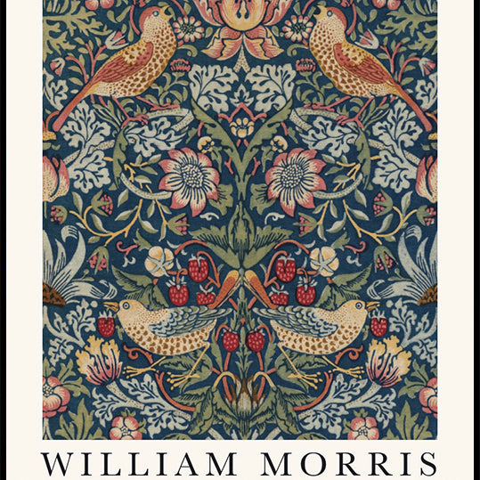 William Morris Strawberry Thief Plakat