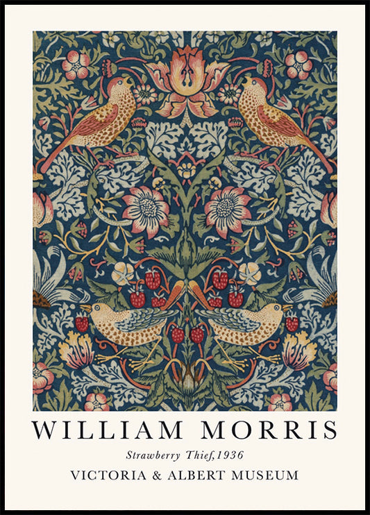 William Morris - Strawberry Thief Plakat