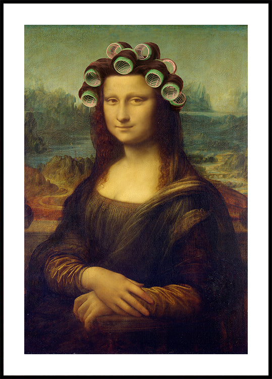 Mona Lisa -  the Curly Girly Edition Plakat