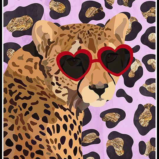 Leopard Print Pink Plakat