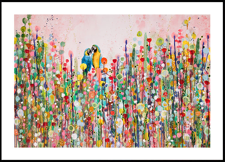 Love Feathers Plakat