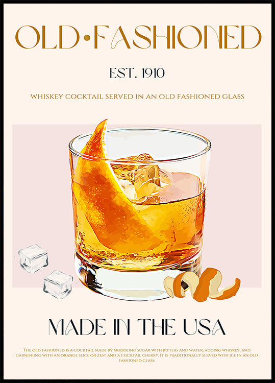 Classic Cocktail Charm Plakat