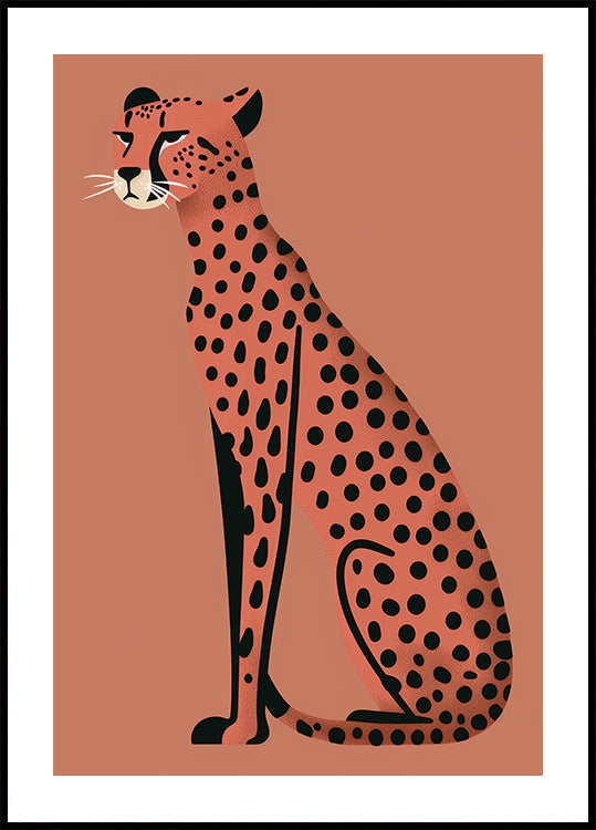 Modern Cheetah Plakat