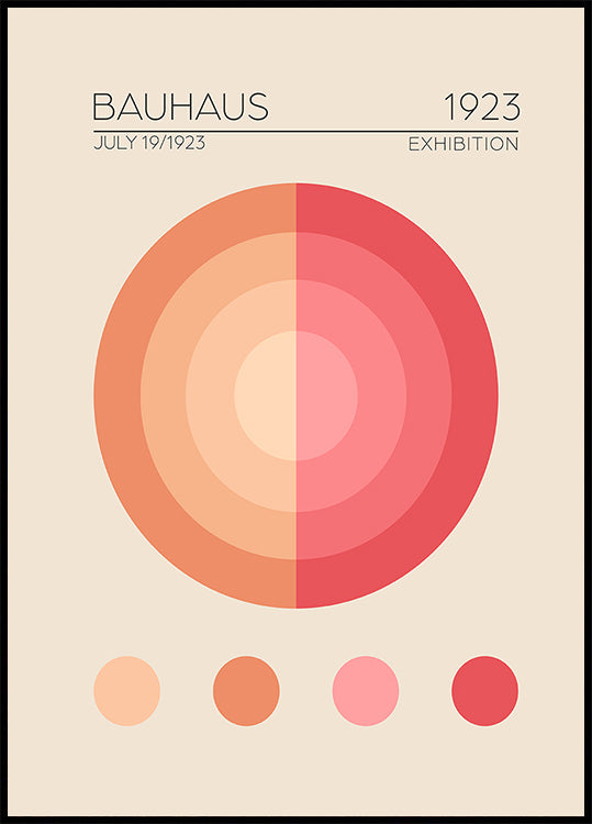 Bauhaus Circles Plakat