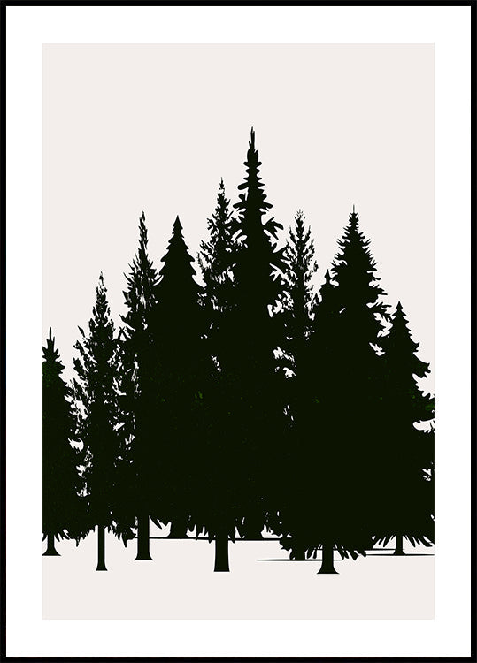 Tannenwald (dark) Plakat