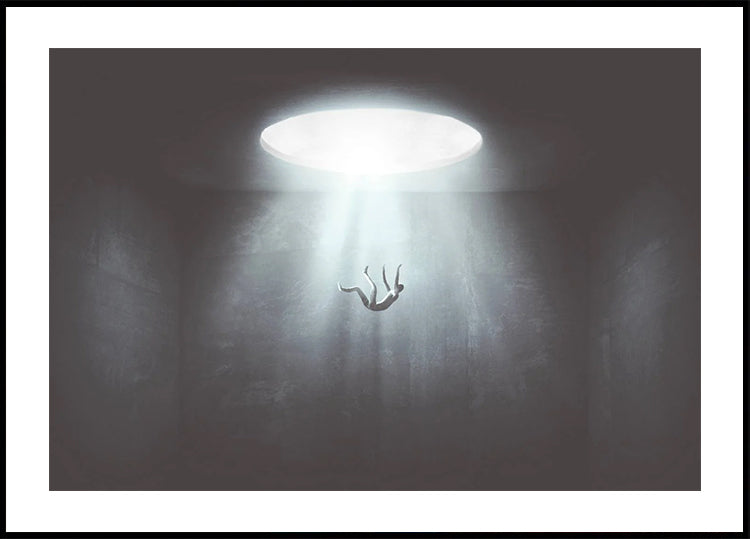 Falling from Hole of Light Plakat