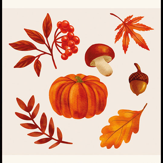 Herbarium Autumn Composition  Plakat