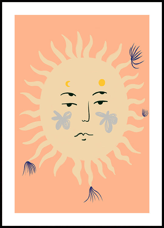Serene Sunburst Plakat