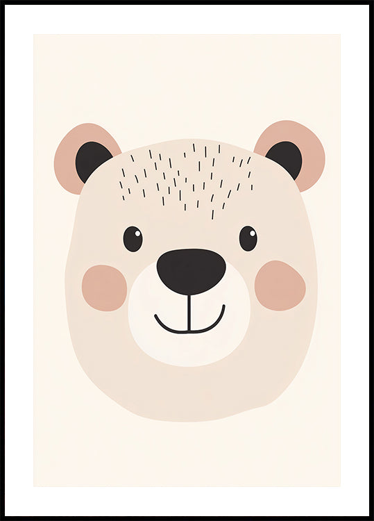 Smiling Bear Plakat
