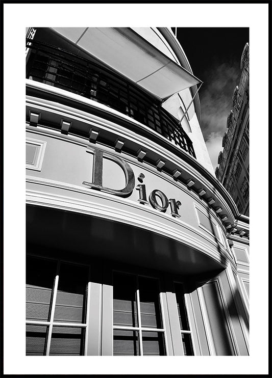 Dior Store Signage Plakat