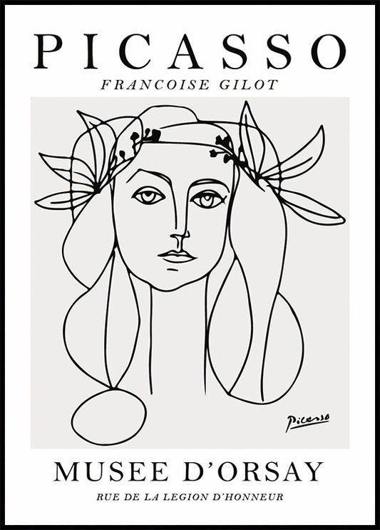 Francoise Gilot Picasso Plakat