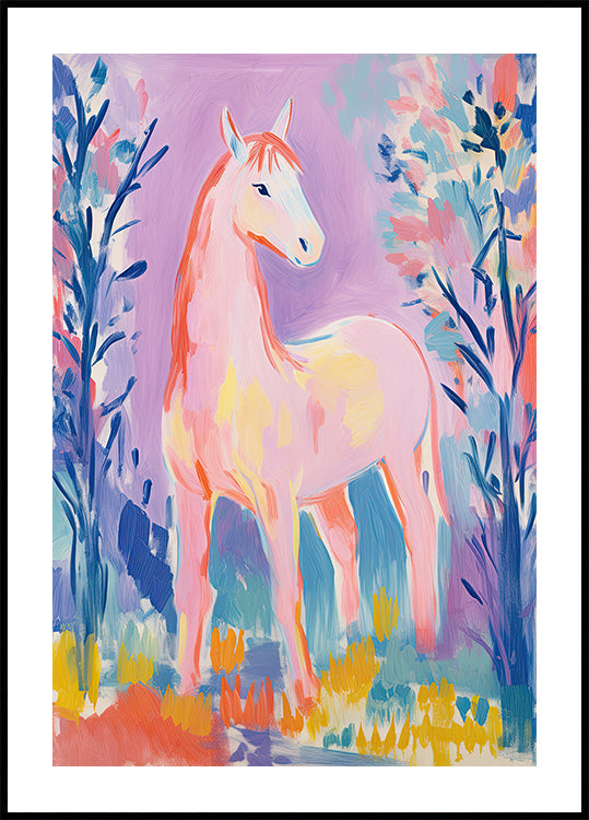 Colorful Horse Plakat