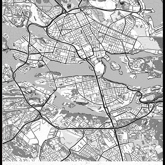 Stockholm White Plakat